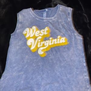 Retro WV crop muscle tank
